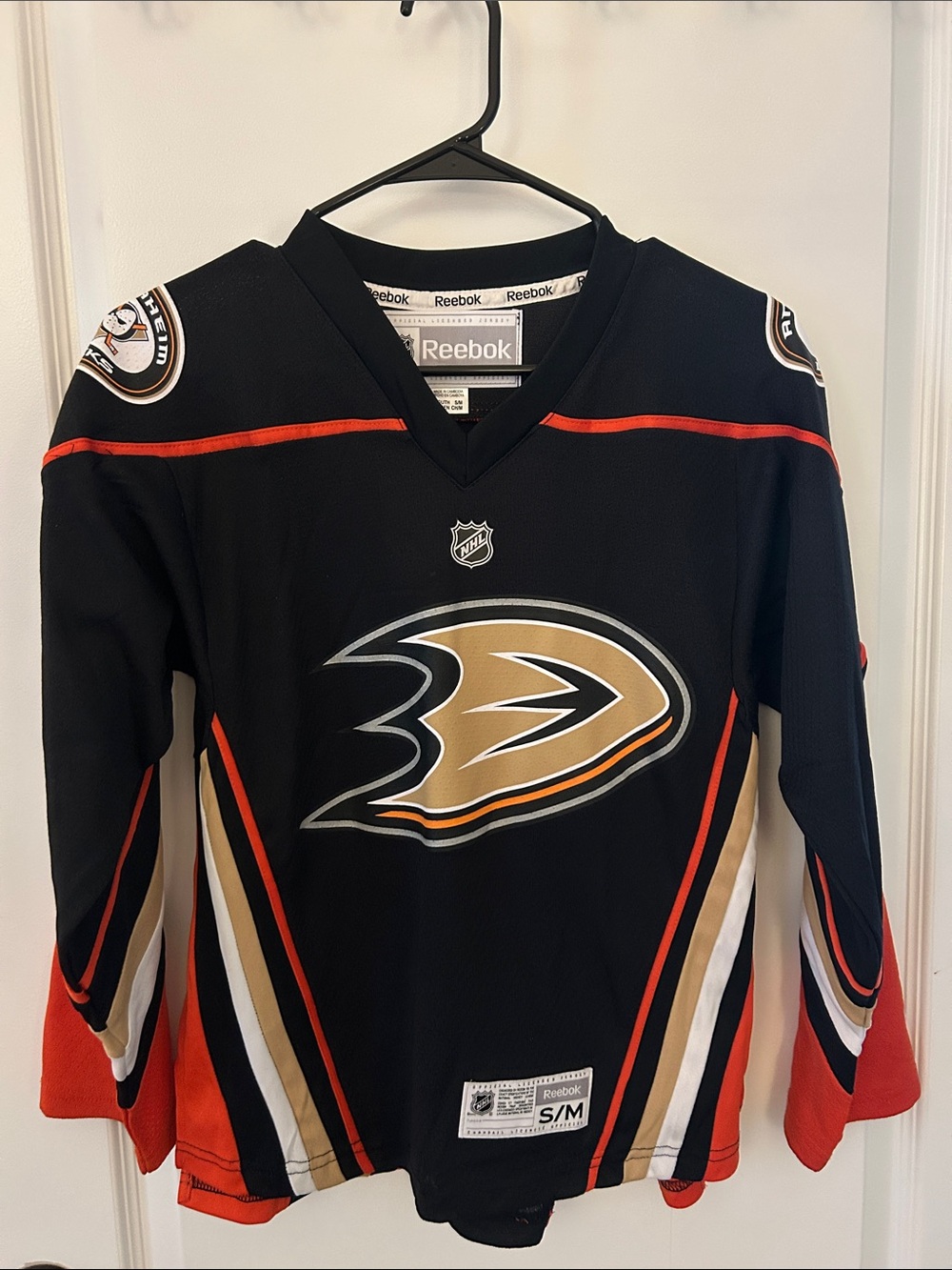 Reebok Anaheim ducks Youth Hockey Jersey